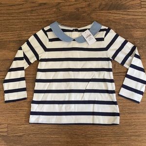 Baby GAP Long Sleeve Peter Pan Collar Top